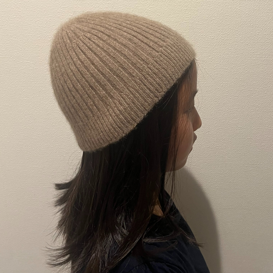 【CadenaCashmere】カシミヤキッズニット帽