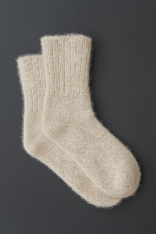 【CadenaCashmere】カシミヤソックス(カシミヤルームソックス)