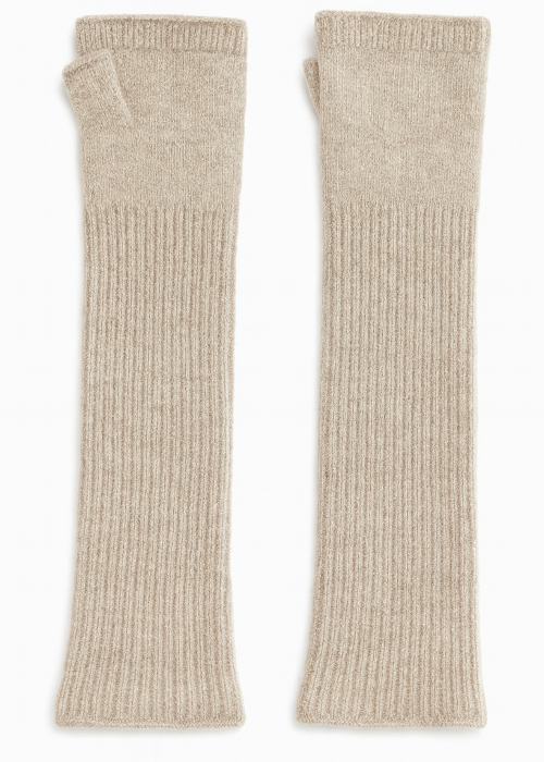【CadenaCashmere】カシミヤ天竺編みアームウォーマー