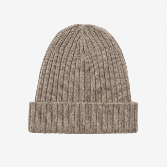 【CadenaCashmere】カシミヤダブルニット帽（ニットキャップ・ビーニー）