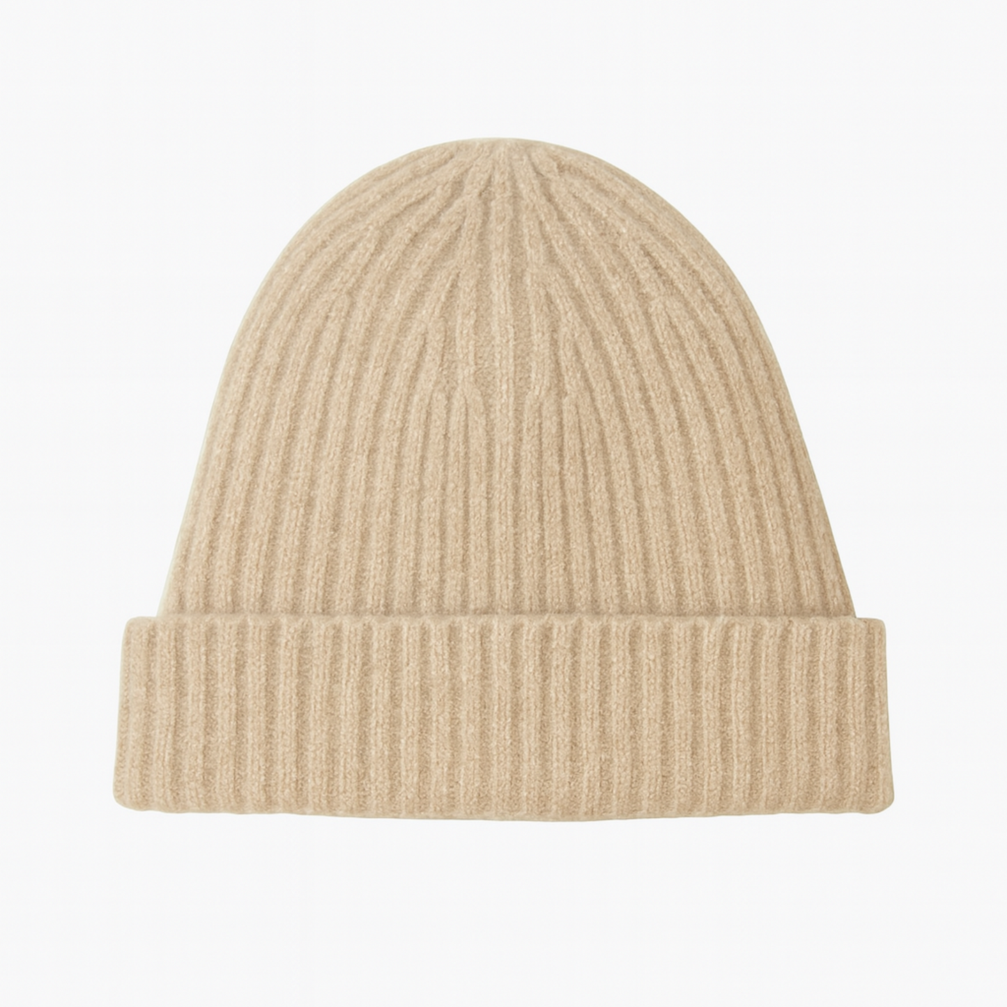 【CadenaCashmere】カシミヤダブルニット帽（ニットキャップ・ビーニー）